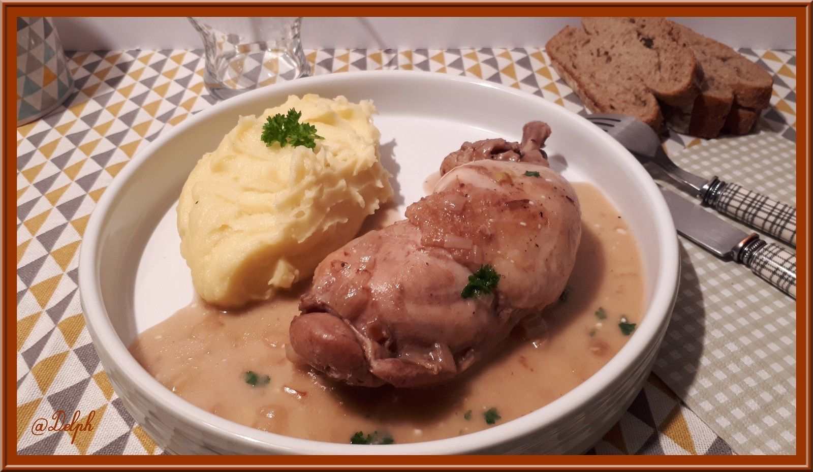Cuisses De Poulet Au Vin Rouge Oh La Gourmande