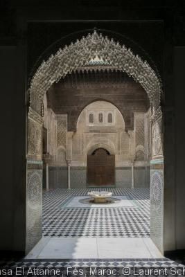 Madrasa El Attarine, Fès, Maroc.