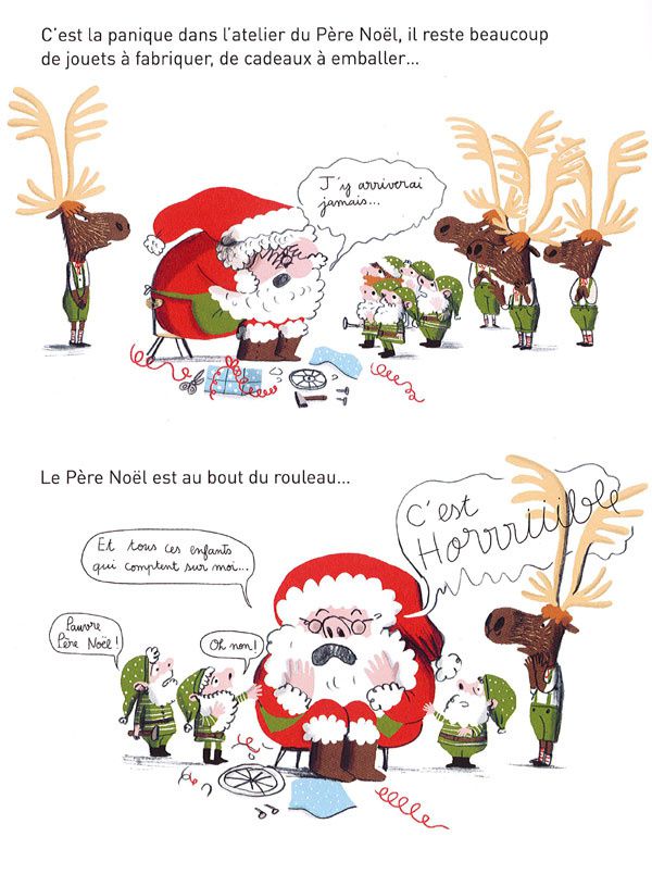 Jean-Michel et le Père Noël au bout du rouleau. Magali LE HUCHE – 2015 (Dès  4 ans) - VIVRELIVRE