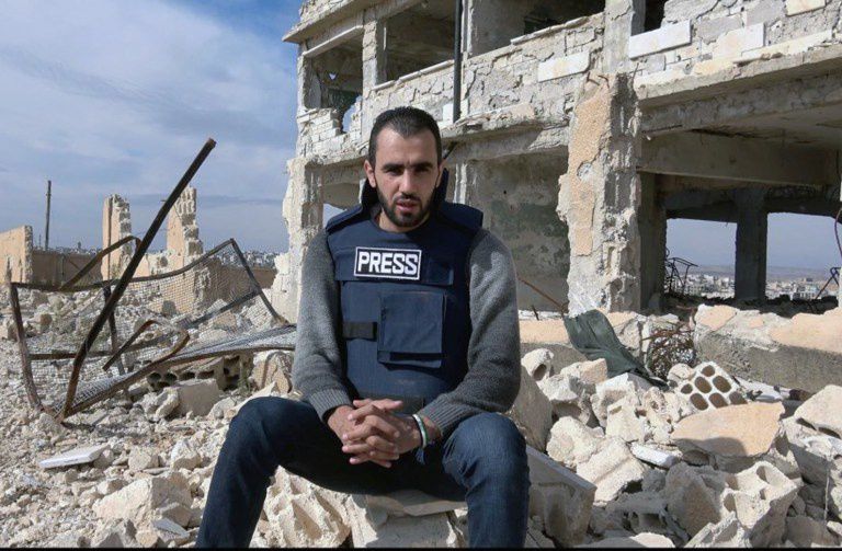 Le reporter syrien Hadi Abdullah – (Photo Associated Press)