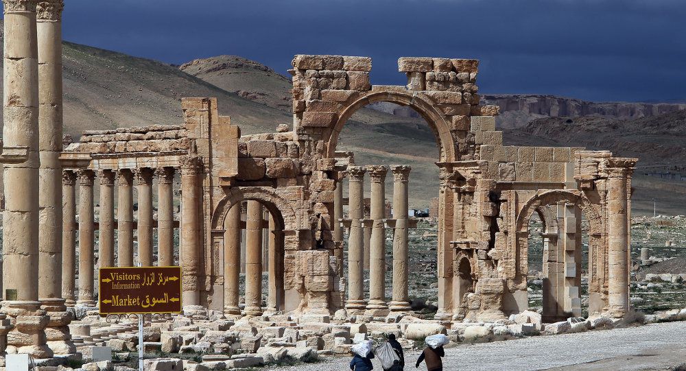 La Russie a mené plus de 60 raids visant l'EI à Palmyre (AFP)