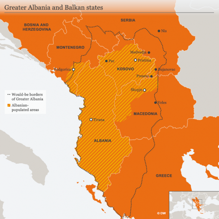 La réalisation de la Grande Albanie commence en juin (inserbia.info)