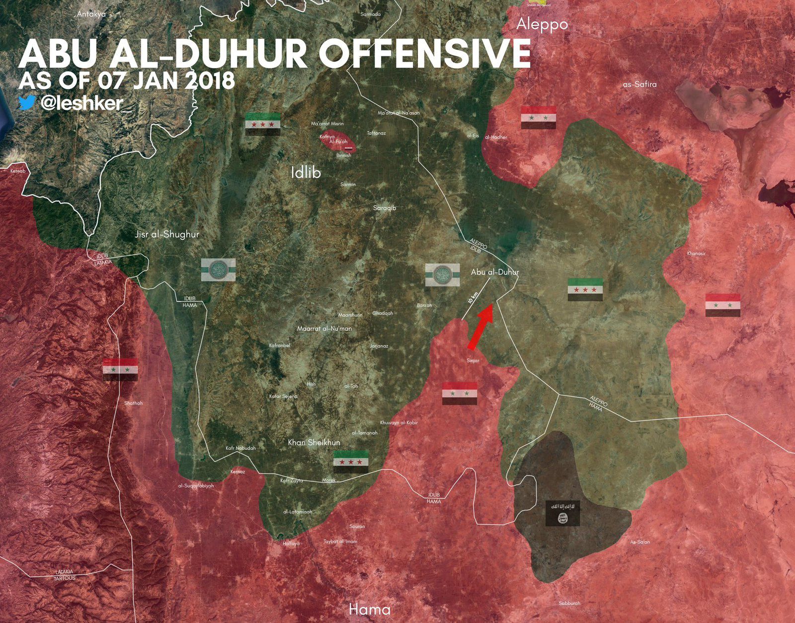 Syrie - L'armée gagne à Idlib  - Les insurgés défient les occupants étrangers (Moon of Alabama)