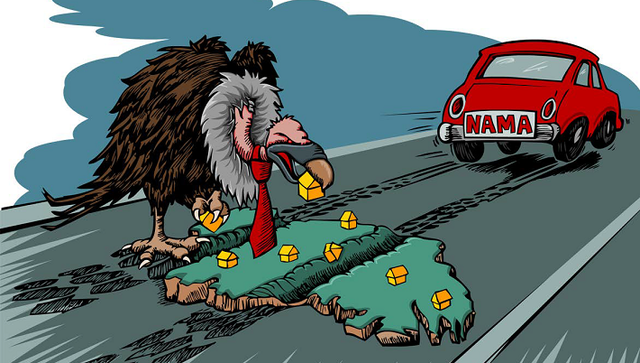 illustration issue de la campagne {Vulture Shock} initiée par FOCUS IRELAND