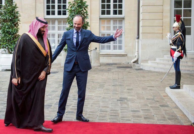 Bin Salman Philippe (c) BANDAR AL-JALOUD / Saudi Royal Palace / AFP