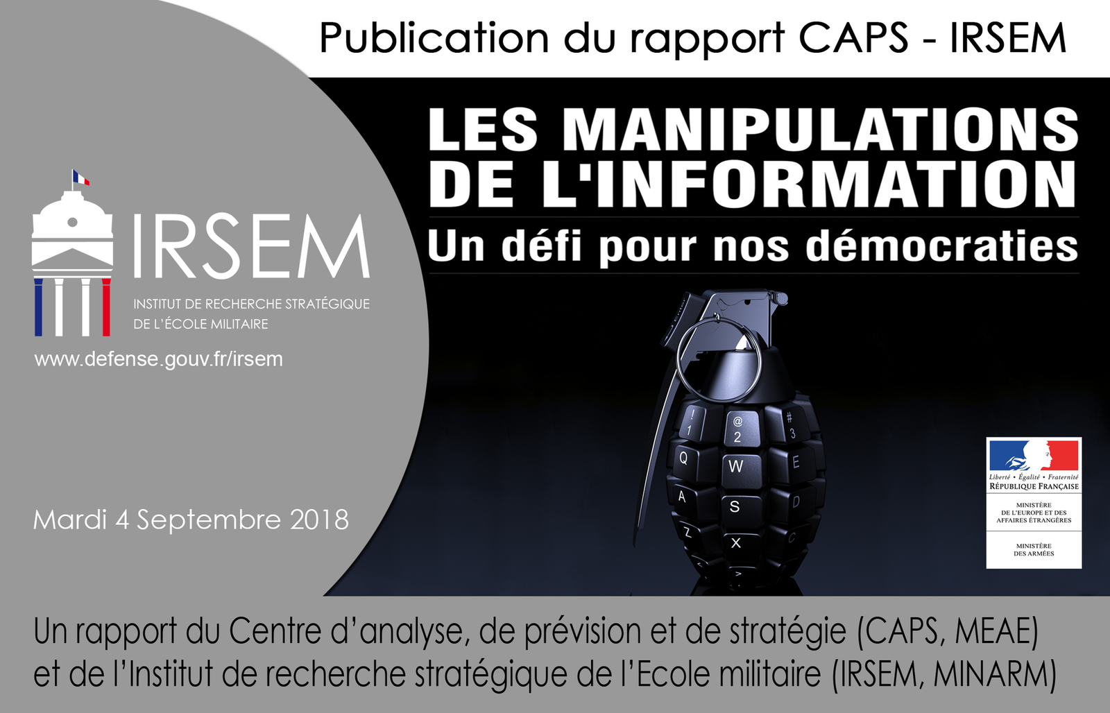 Un rapport officiel français du ministère des armées recommande de &quot;marginaliser&quot; Russia Today et Sputniknews (Vidéos)