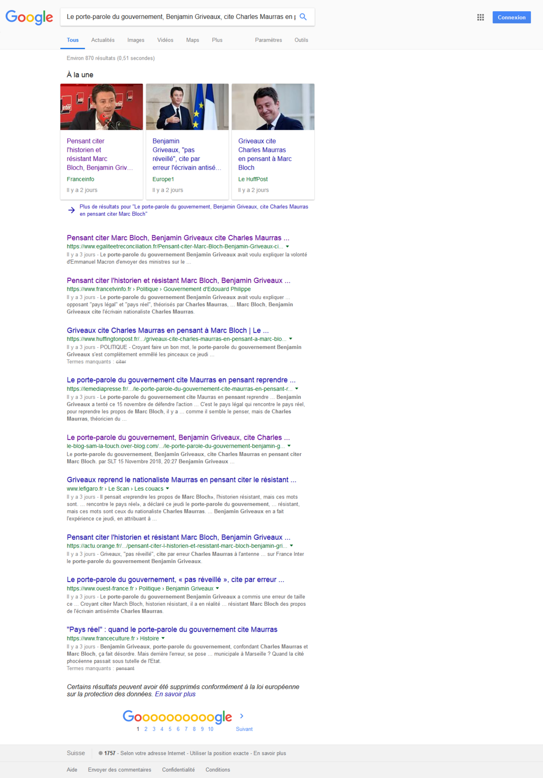 Les articles de SLT toujours déréférencés sur Yahoo, Bing, Duckdukgo, Qwant...