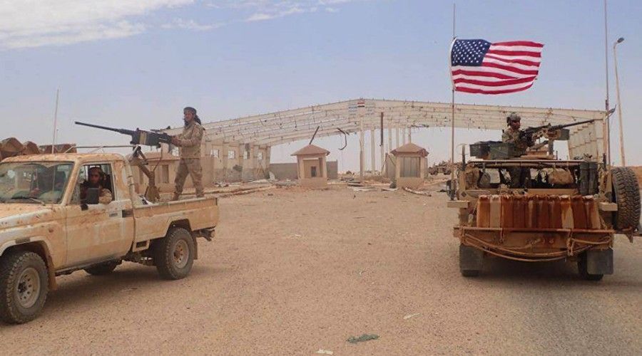 Armée US et rebelles à Al Tanf (c)  AP