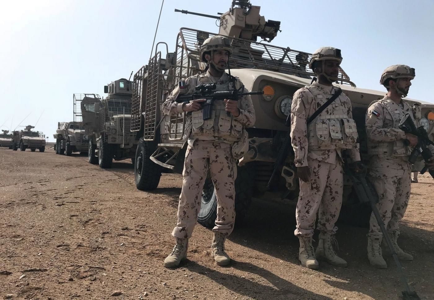 Des soldats des Émirats arabes unis au Yémen ont combattu des Houthis mais ont été accusés d’avoir causé des pertes civiles et d’avoir commis des abus (Reuters)