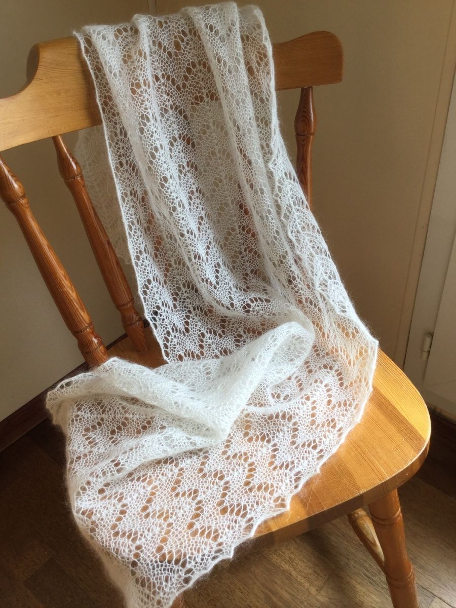 Modele Etole Tricot Gratuit Facile Une étole de mariée - Sur mes aiguilles...