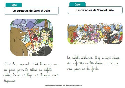 Le Carnaval De Sami Et Julie Cp Fee Des Ecoles