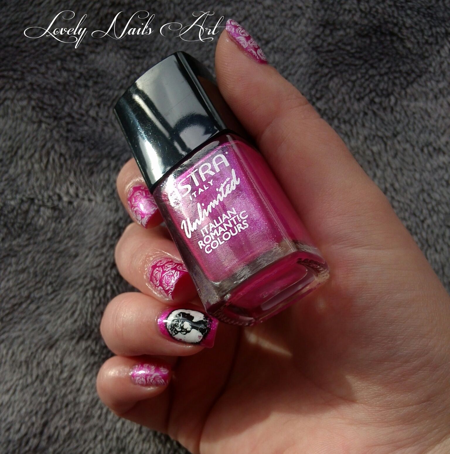 Nail art stamping *camé*