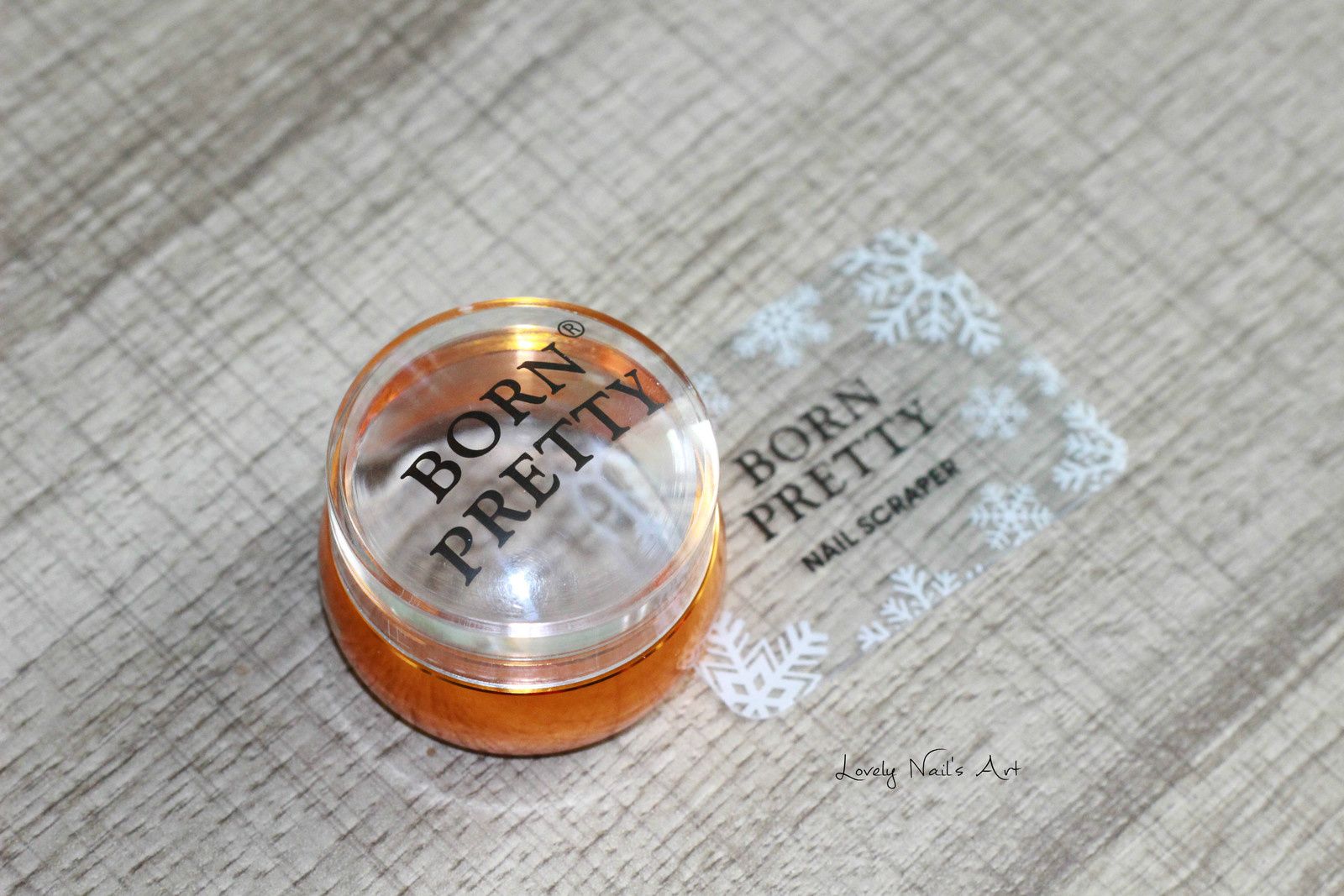 Tampon Or Modèle d'échecs avec Tête en Silicone avec Couvercle& BORN PRETTY Raclette 