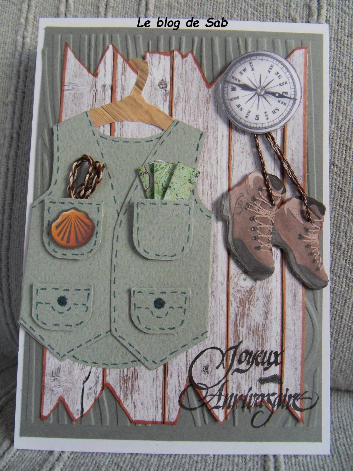 Carte Anniversaire Randonneur Le Blog De Sab