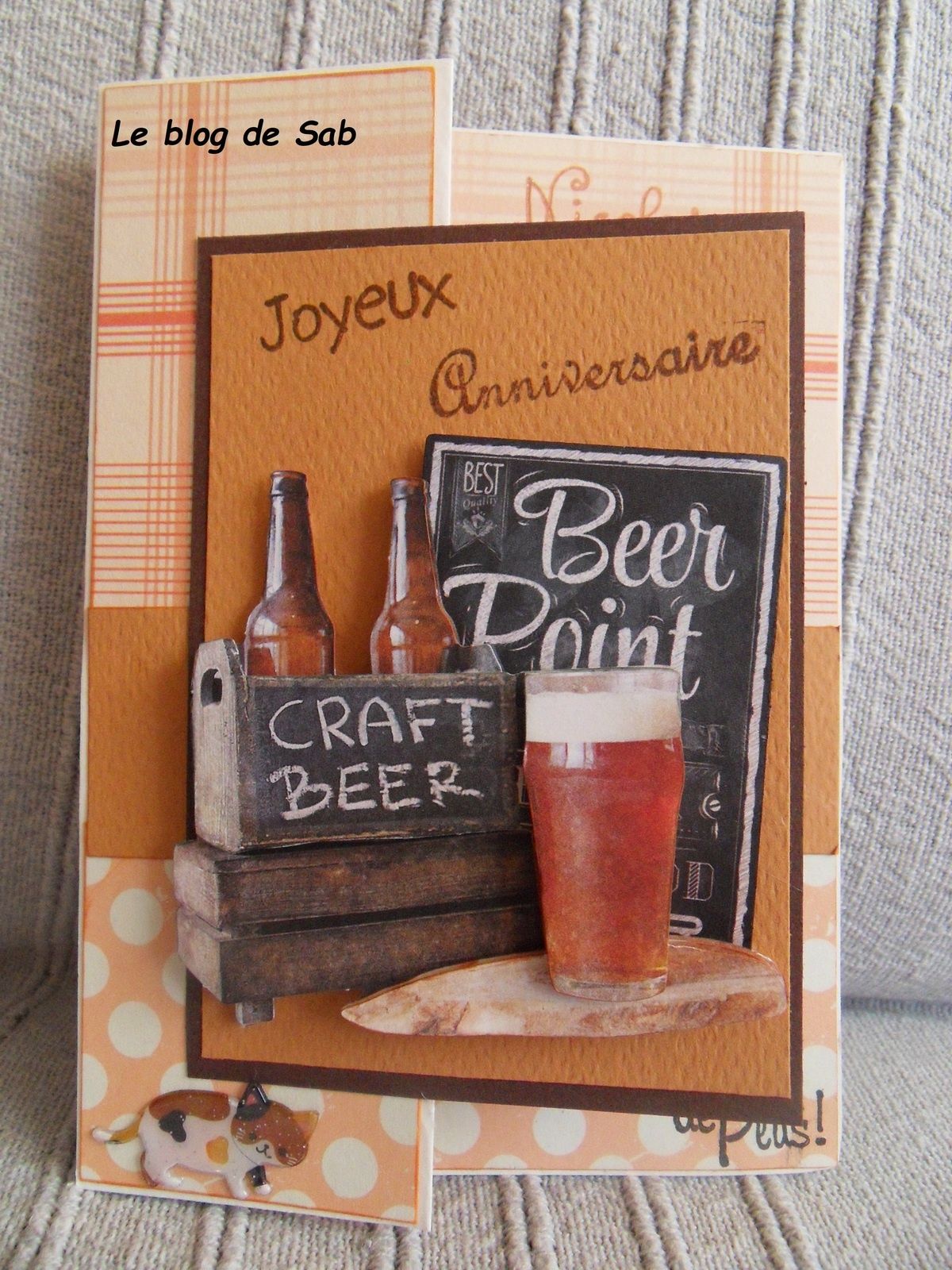 Carte Anniversaire Homme Le Blog De Sab