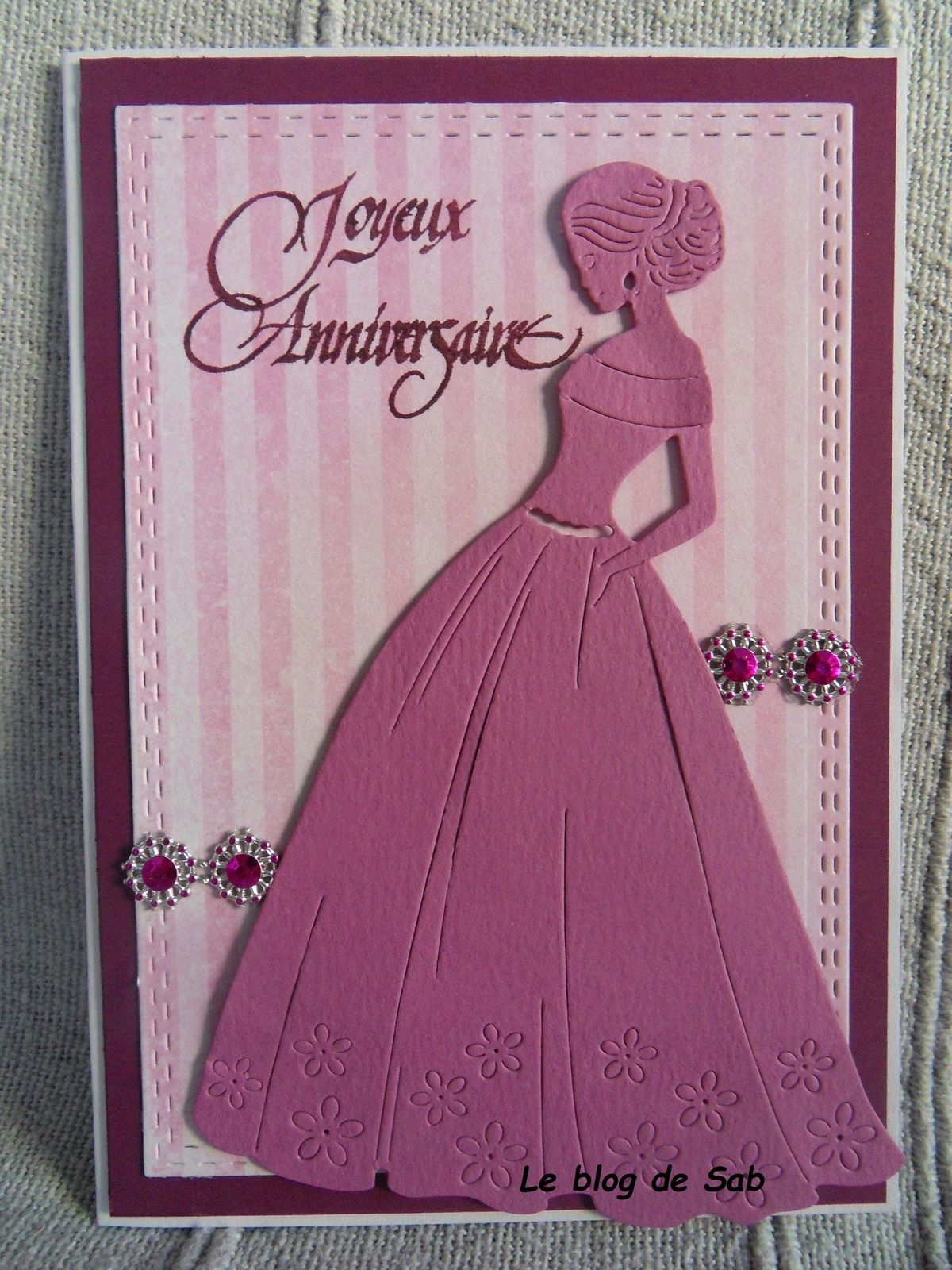 Carte Anniversaire Femme Le Blog De Sab