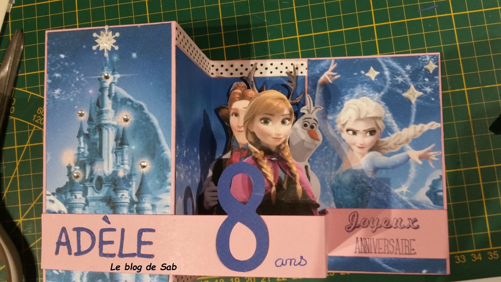 Carte Anniversaire 8 Ans Reine Des Neiges Le Blog De Sab