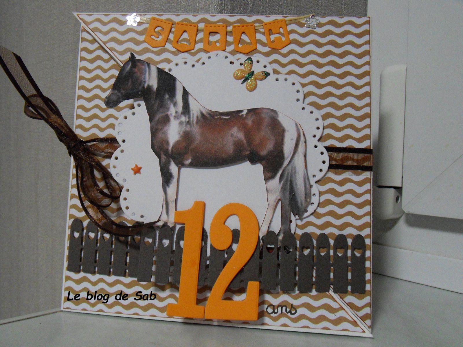 Carte Anniversaire Chevaux Le Blog De Sab
