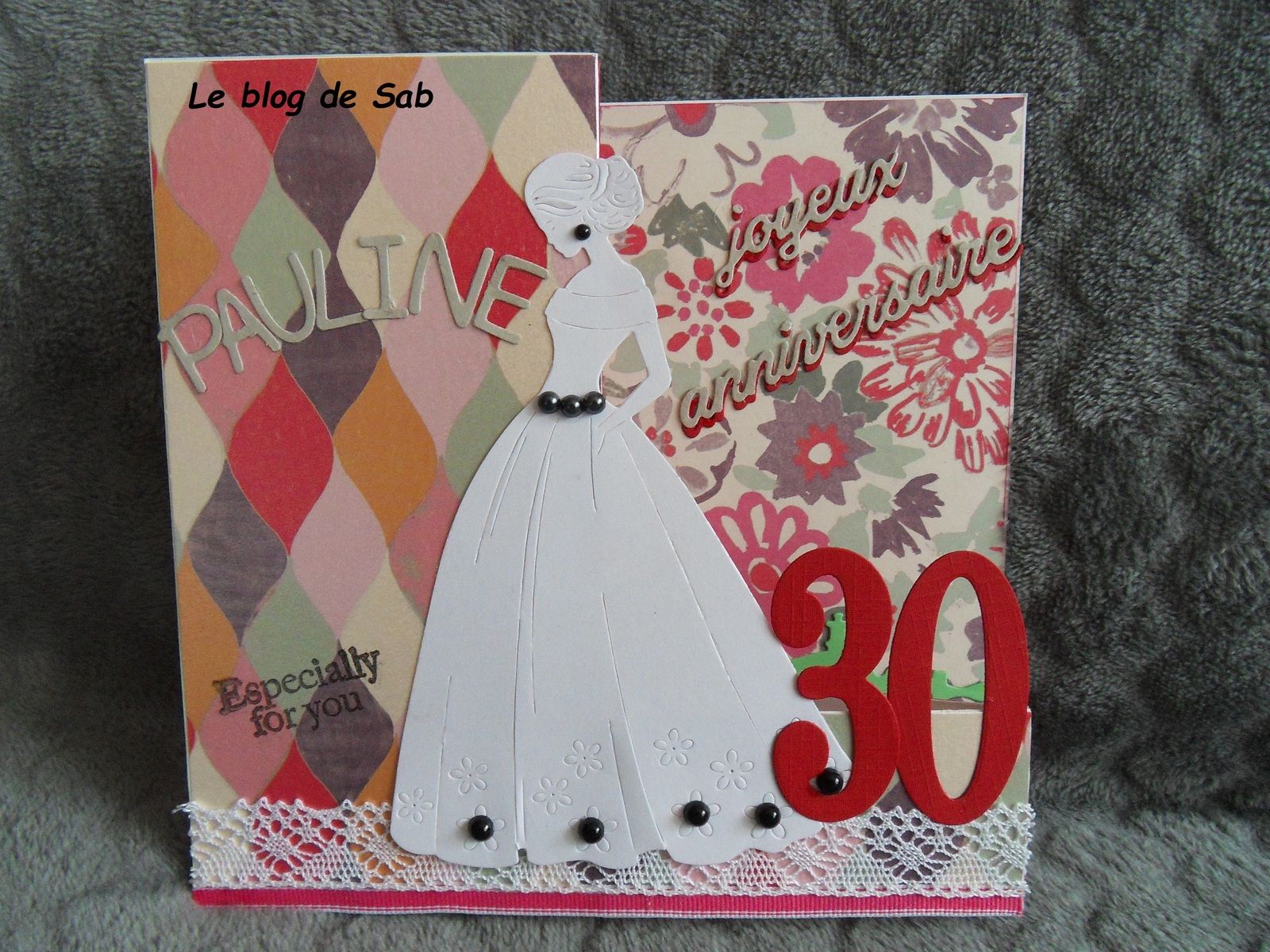 Carte Anniversaire Femme 30 Ans Le Blog De Sab