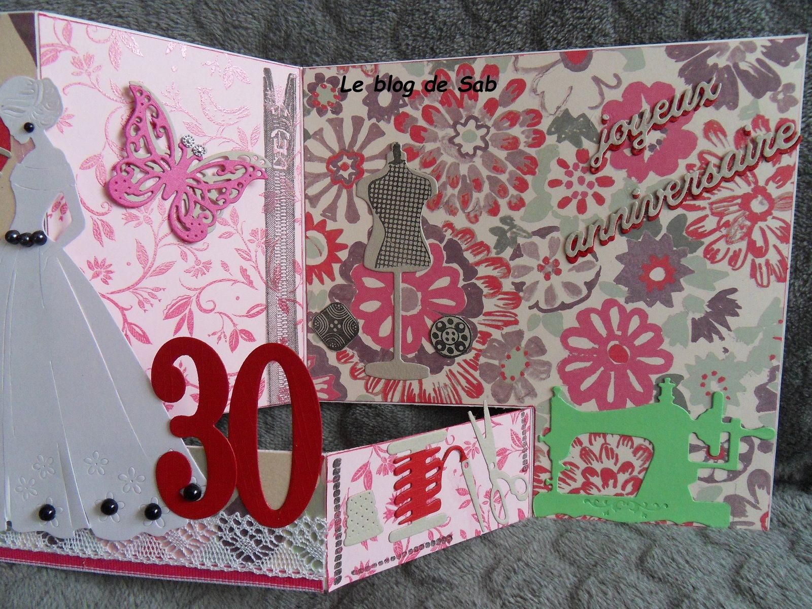 Carte Anniversaire Femme 30 Ans Le Blog De Sab