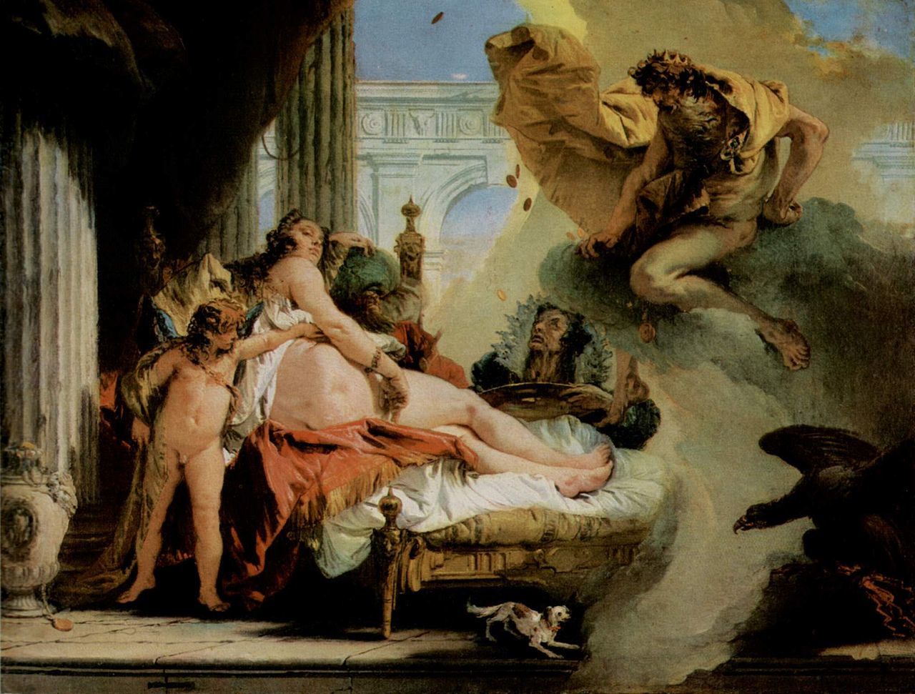 Danaé et Jupiter - Tiepolo - 1736 - Musée de Stockholm