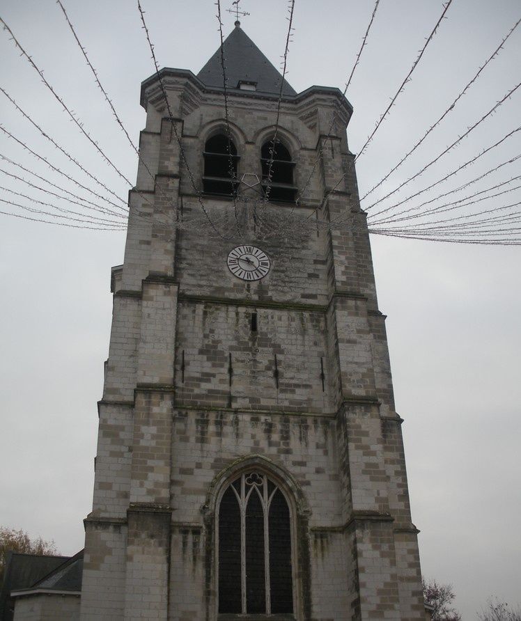 A Sainghin, l'église en craie