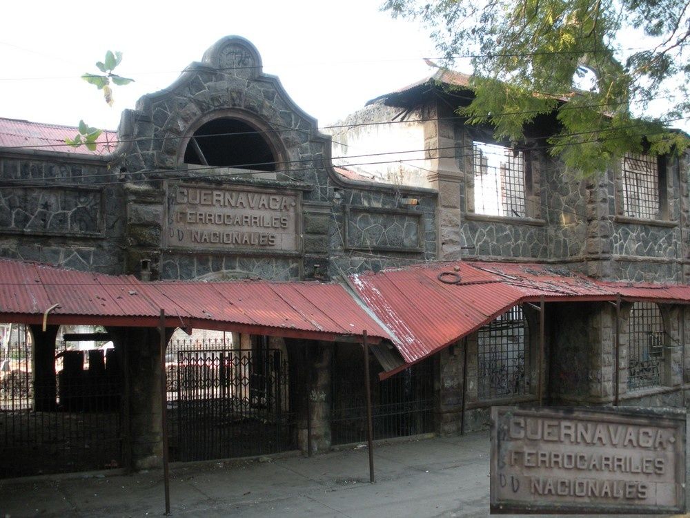 Les tristes vestiges de l'ancienne gare de Cuernavaca