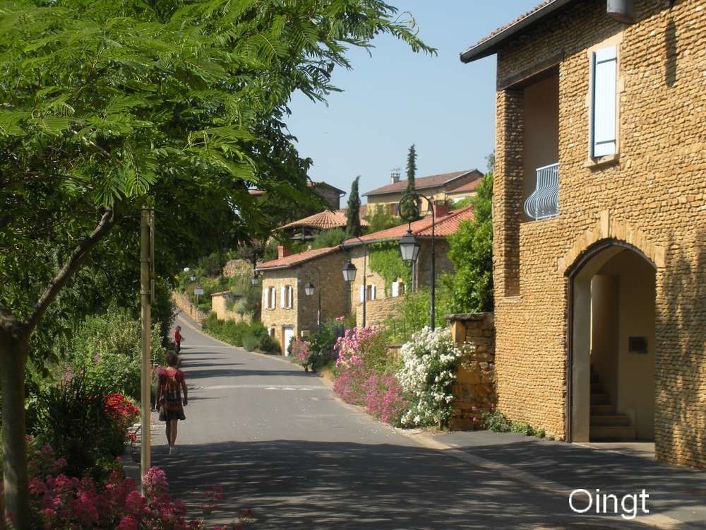 Précieux villages du Beaujolais, aux pierres dorées comme ses vins blancs