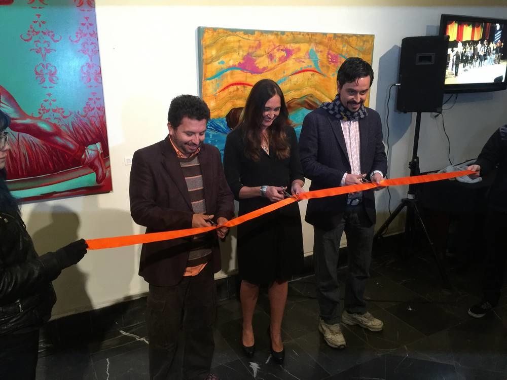 L'ambiance des vernissages avec la mexicaine Carol Goddard