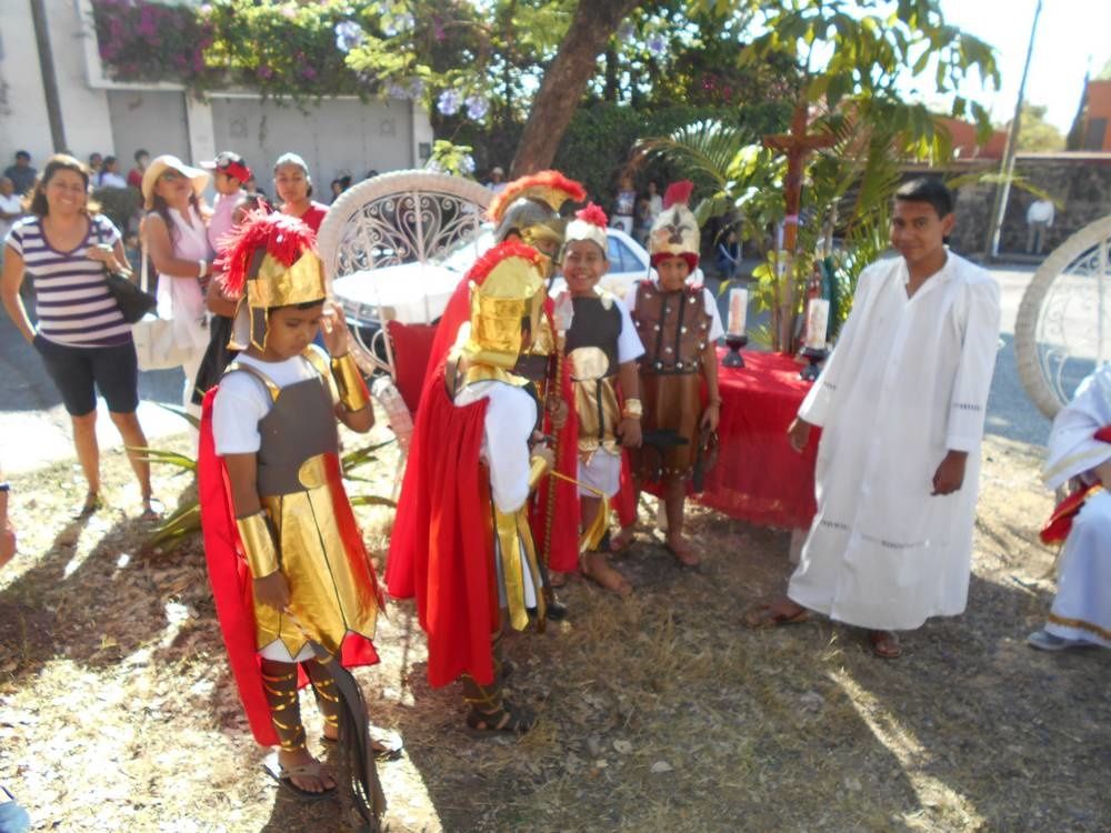 Le chemin de la croix au paseo Atzingo à Cuernavaca