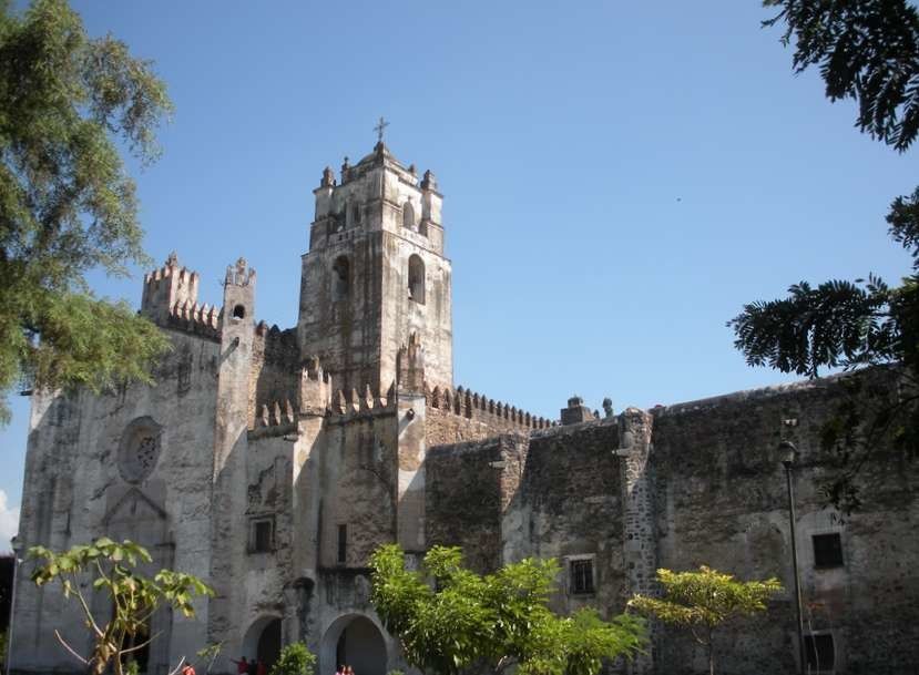 Yecapixtla sur la route des couvents, au patrimoine mondial de l'humanité