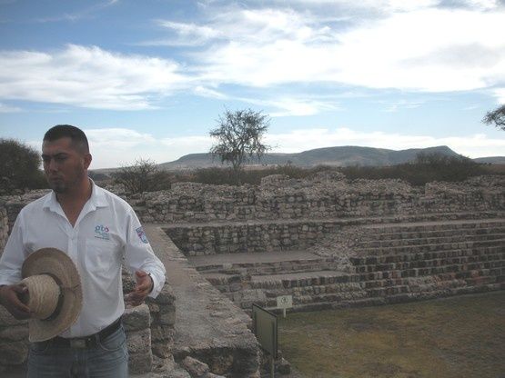 Le site préhispanique Cañada de la Virgen au coeur d'un semi-désert près de San Miguel Allende