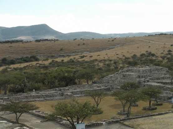 Le site préhispanique Cañada de la Virgen au coeur d'un semi-désert près de San Miguel Allende