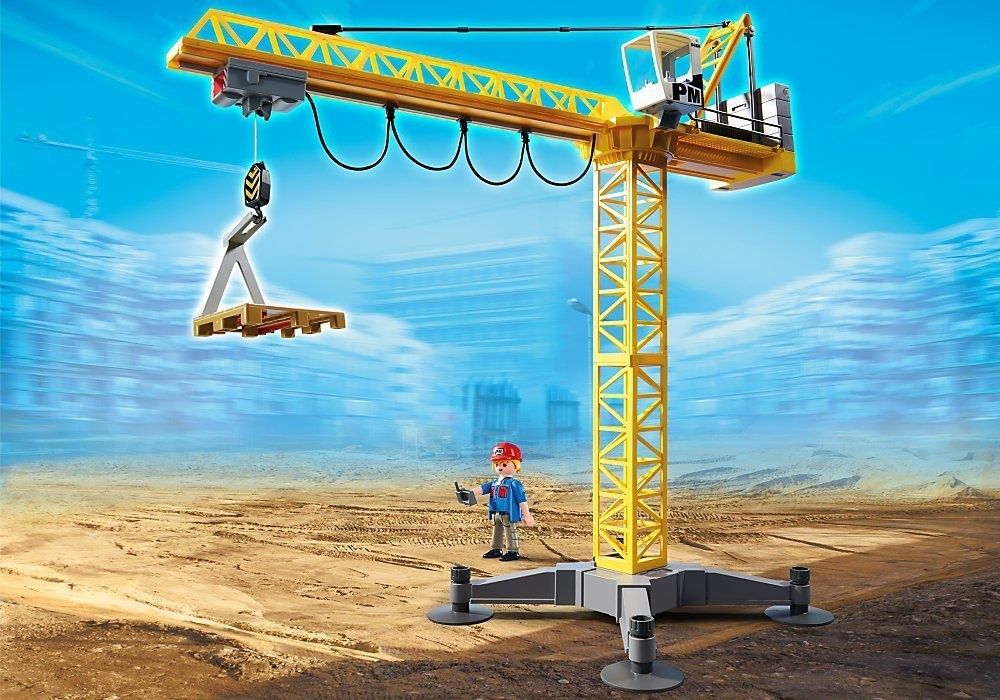 Grue de chantier Playmobil