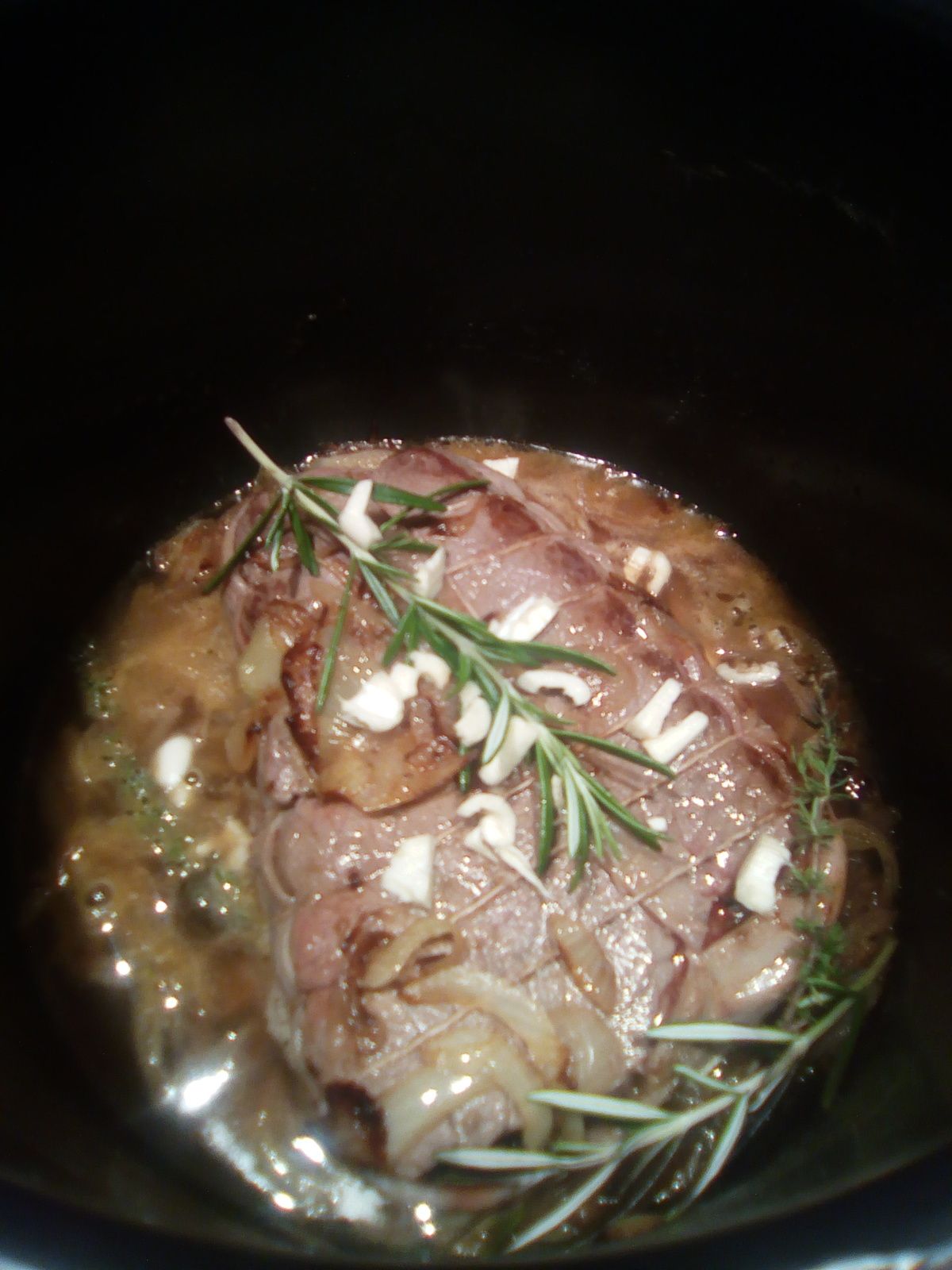 Rôti de boeuf à la moutarde au cookéo (ou rosbeef)