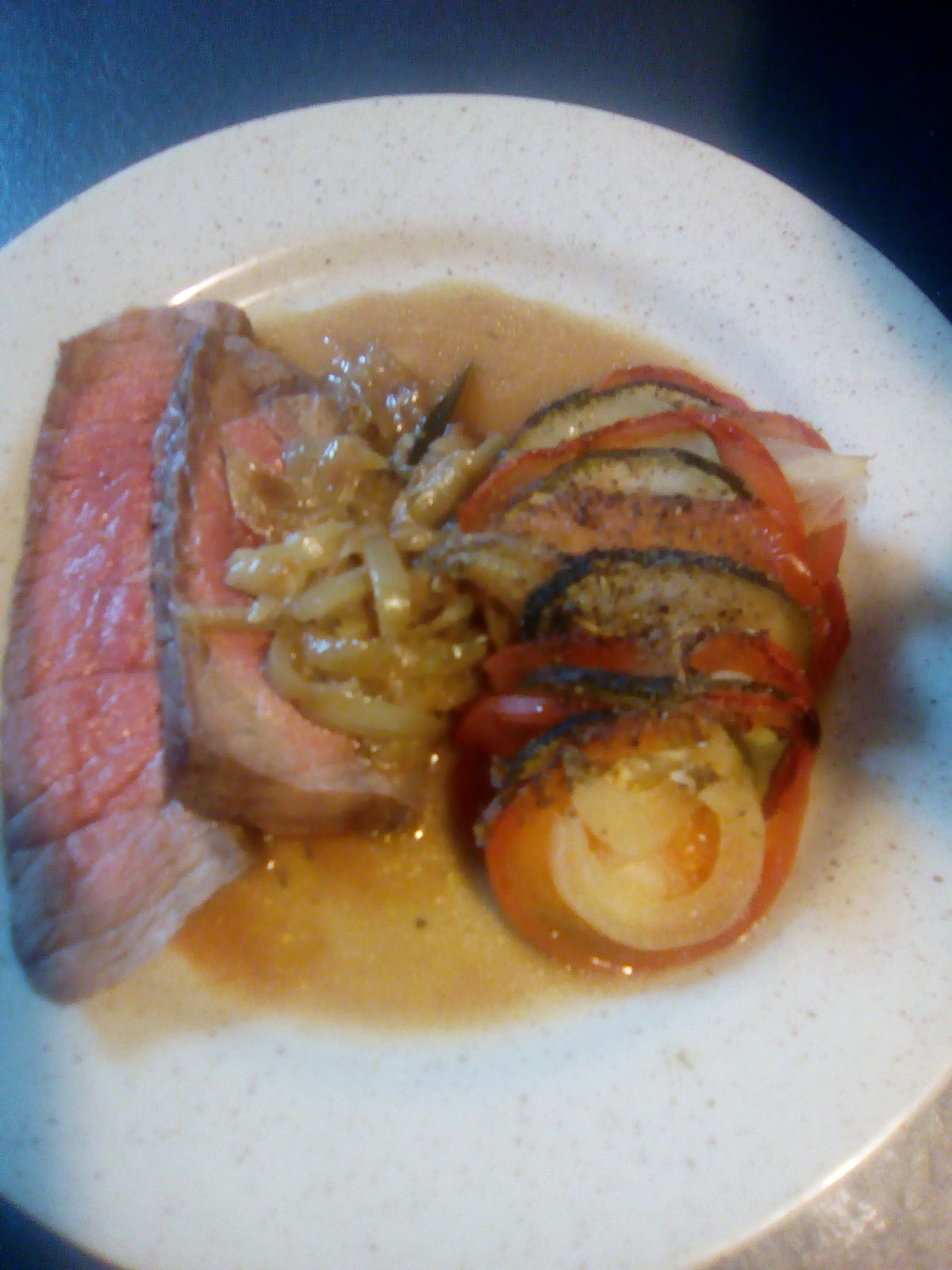 Je n'ai pas fait réduire la sauce (trop pressés de manger mdr)