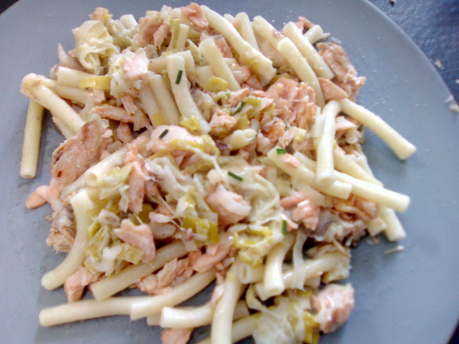 Saumon, poireaux et pâtes au cookéo Mes Meilleures Recettes Faciles