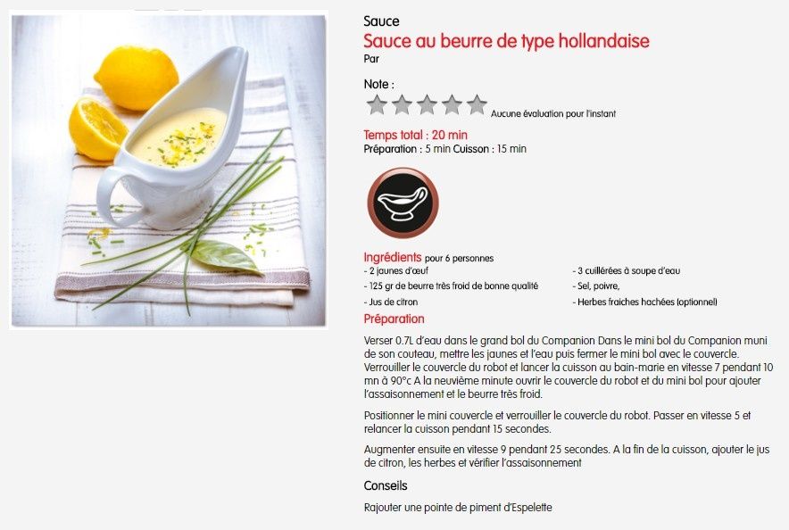 Les recettes moulinex avec le mini bol companion Mes Meilleures Recettes Faciles