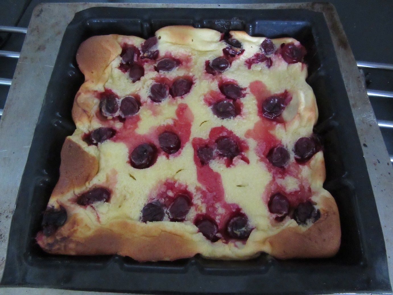 Dans La Cuisine De Gin Clafoutis Vegetal Aux Myrtilles Sauvages