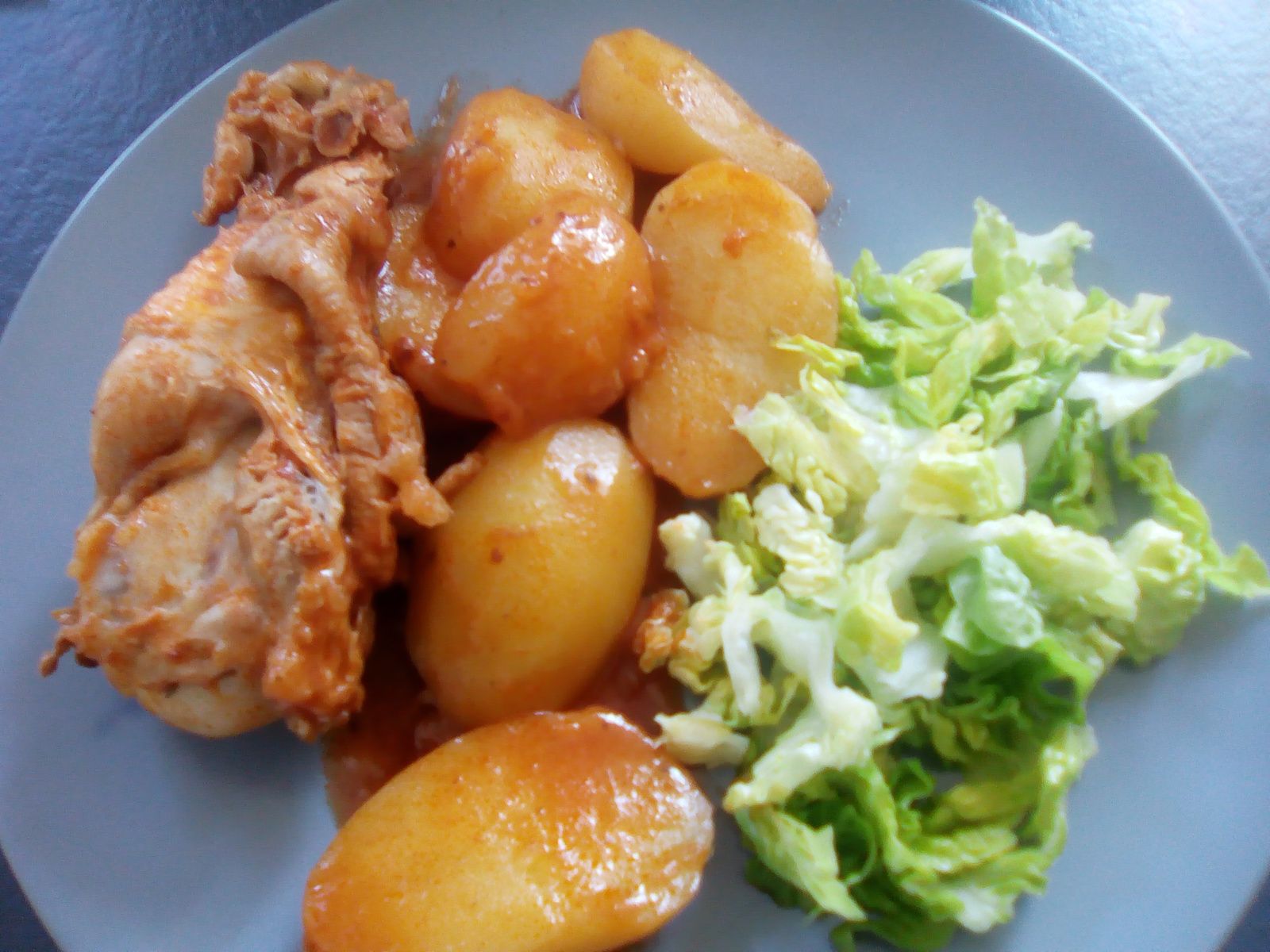 Blanquette de dinde à la tomate (ailerons ou cuisses)