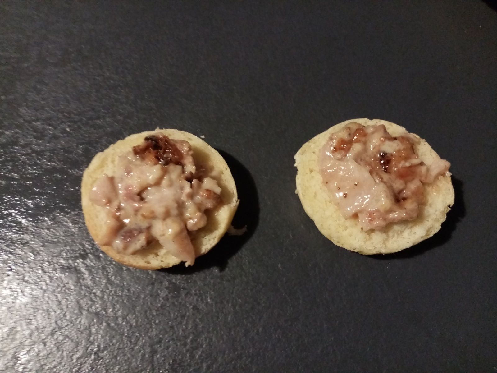 Mini burger à l'andouille