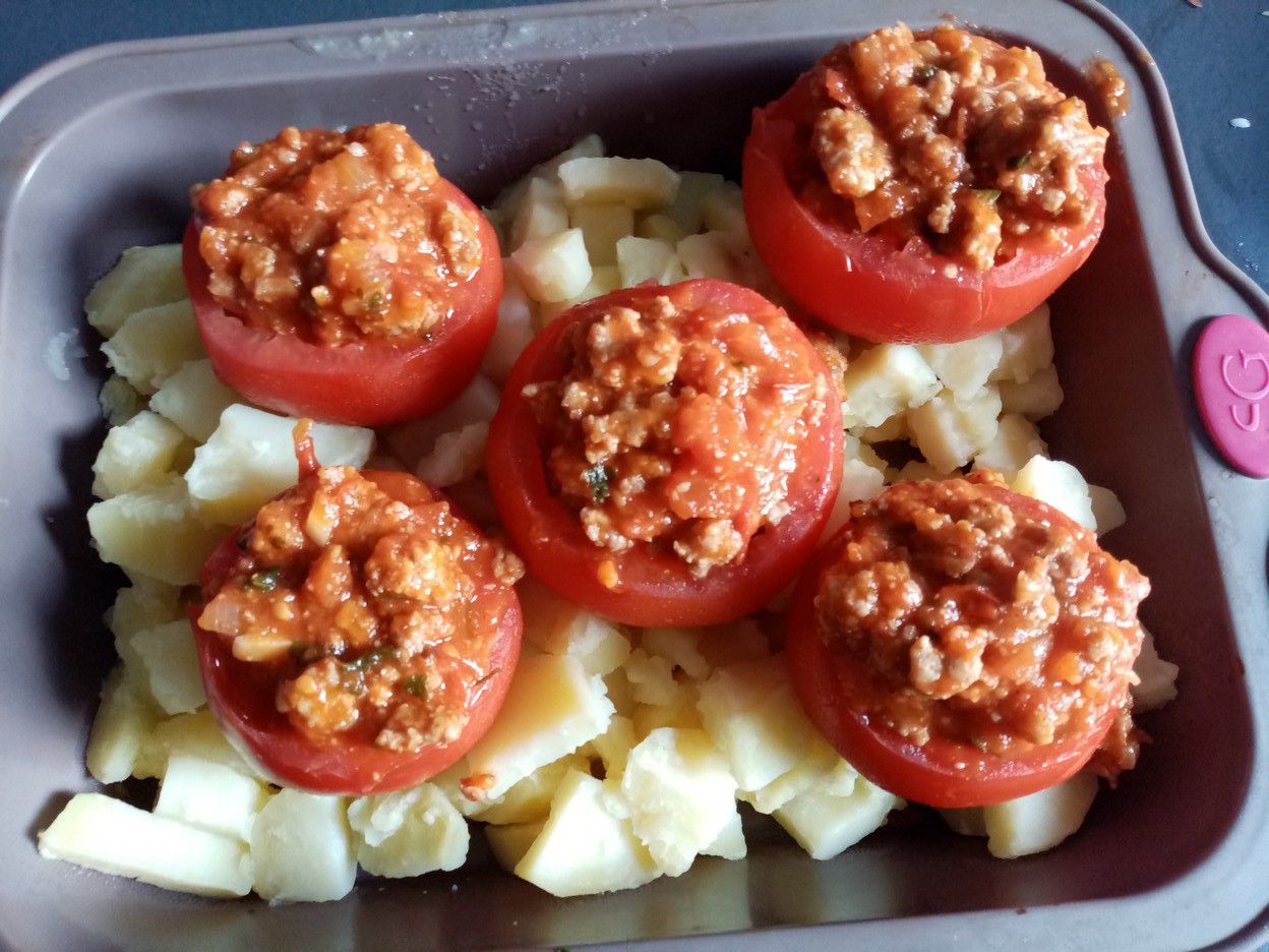 Tomates farcies de Cyril Lignac dans tous en cuisine 