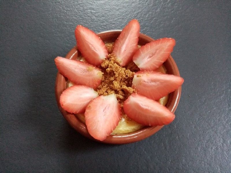 Cheesecake minute aux fraises de Michalak (companion ou pas)