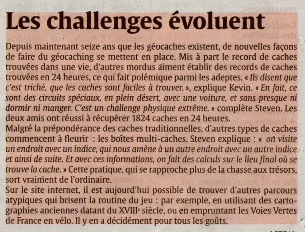 Une chasse aux trésors connectée