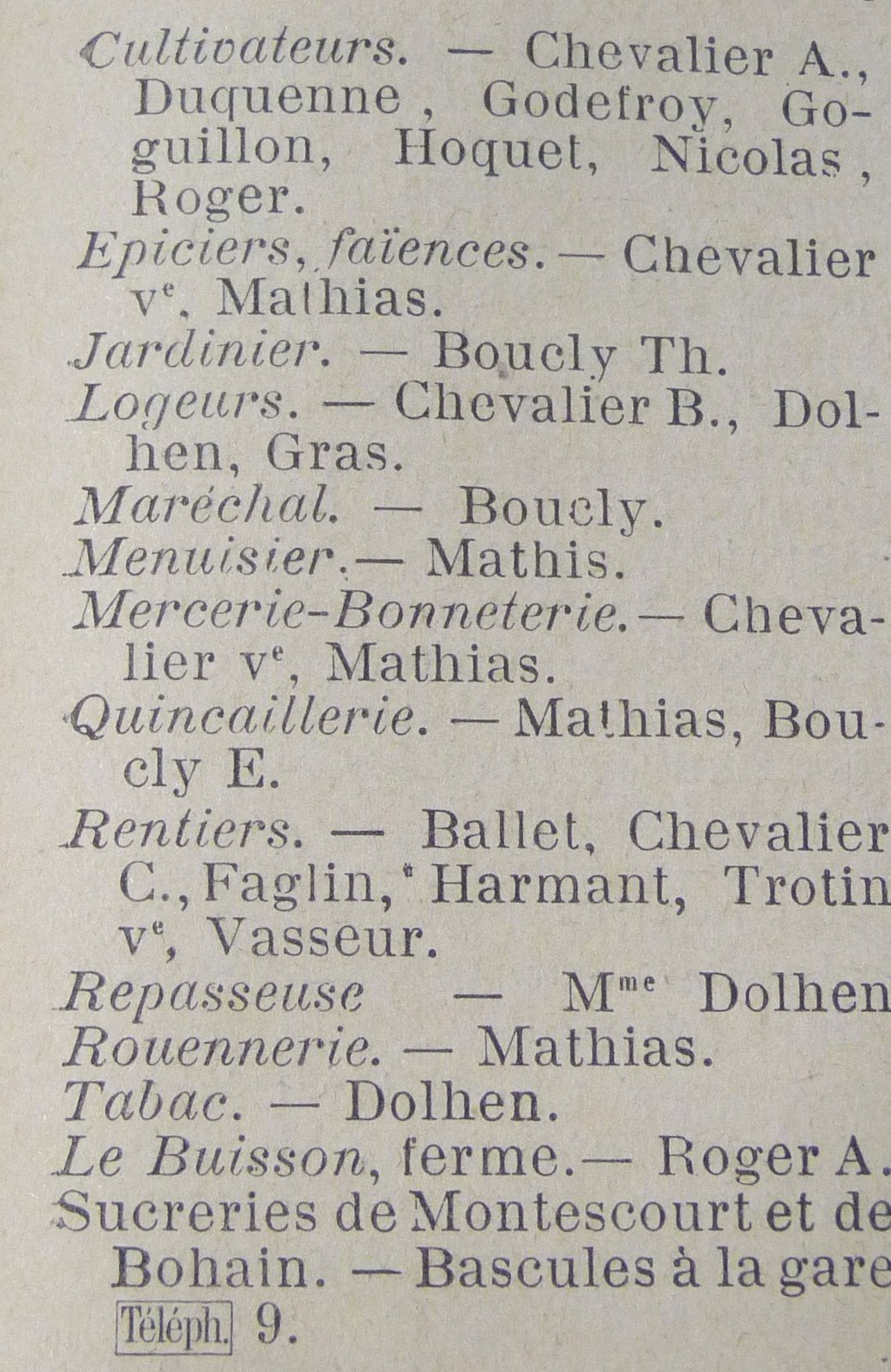 Des almanachs-annuaires - 1914