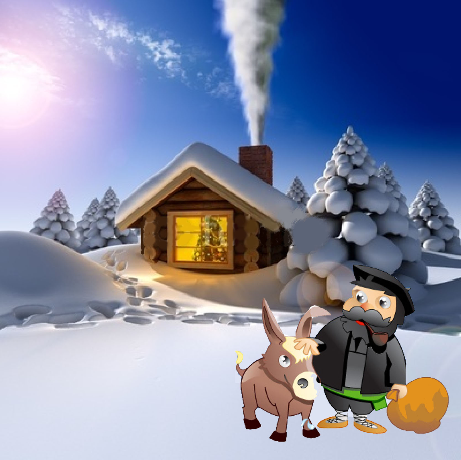 Un jour un conte de Noel :Orentzero ,le père Noël basque