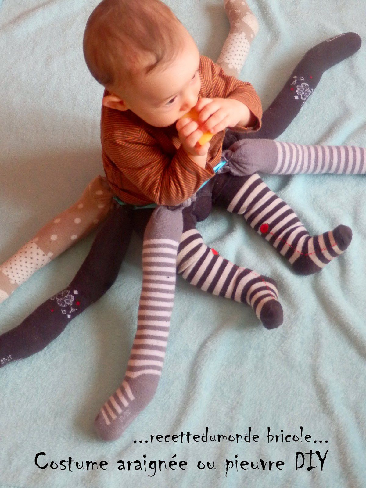 Costume bébé - pieuvre ou d'araignée - tuto inside - enfant bébé loisir