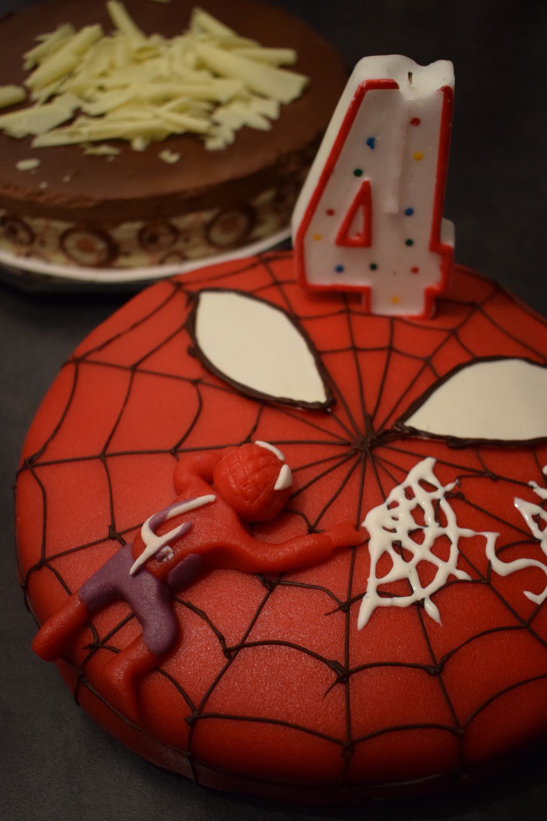 Gâteau Spiderman express !
