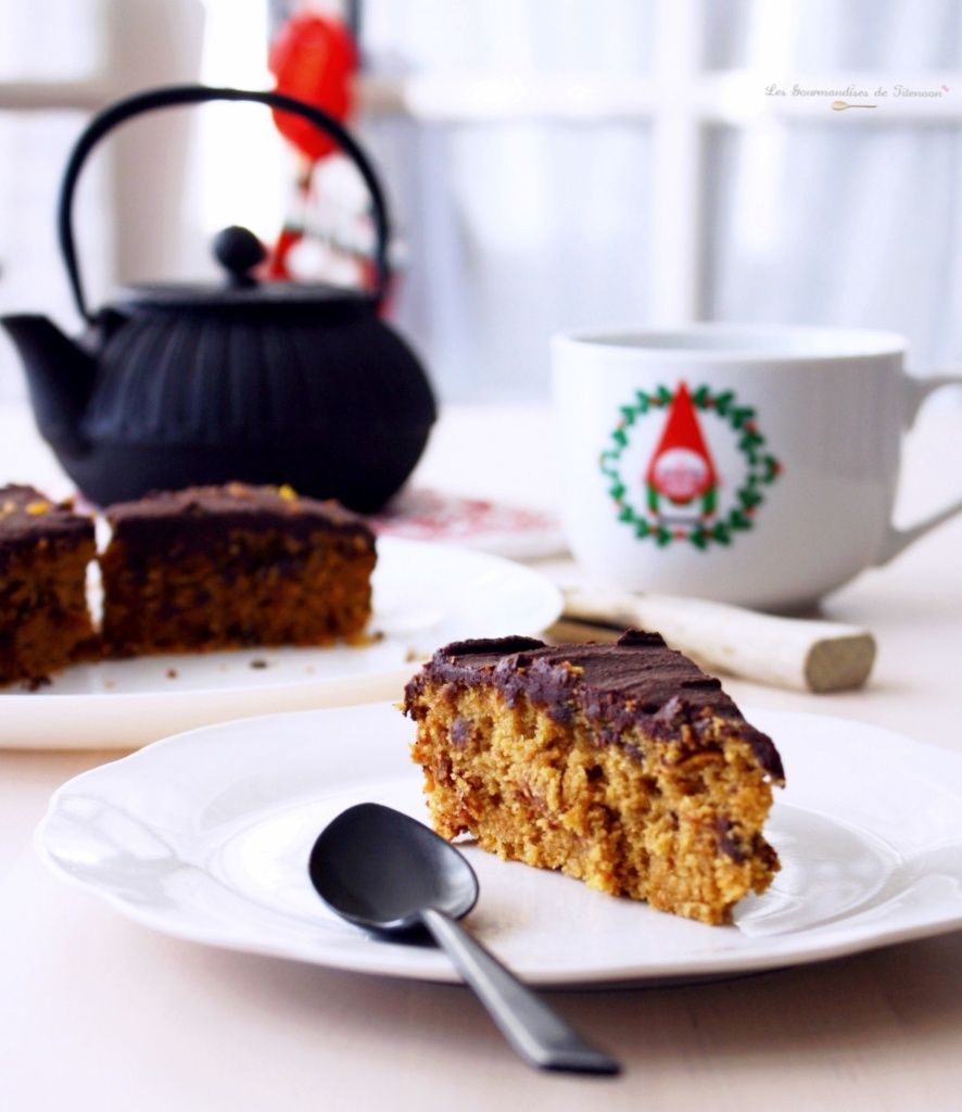 Gateau Chocolat Orange Vegane Les Gourmandises De Titenoon
