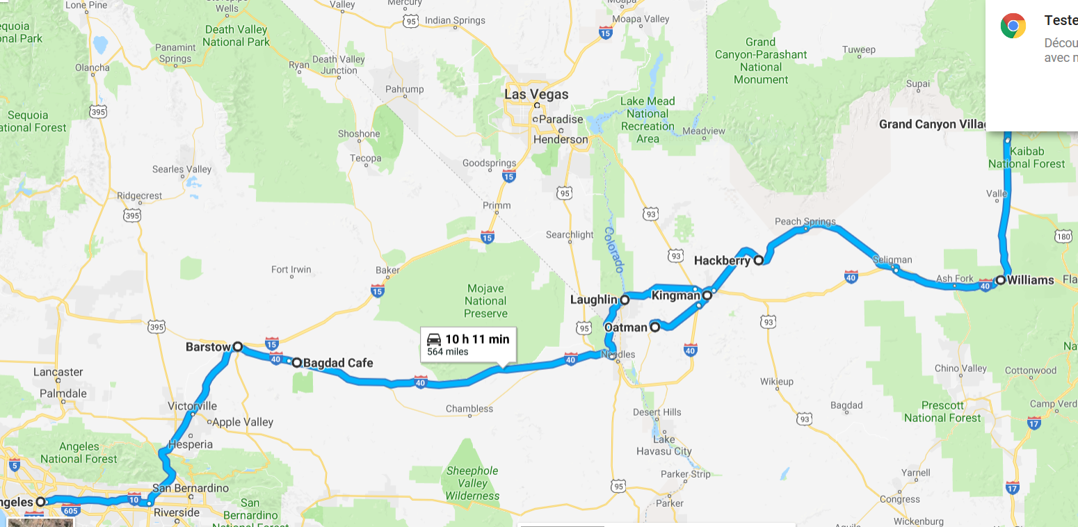 Voyage en famille - Ouest américain - US Etape #2: Route 66, Oatman et  Seligman - LES GONES EN BALADE